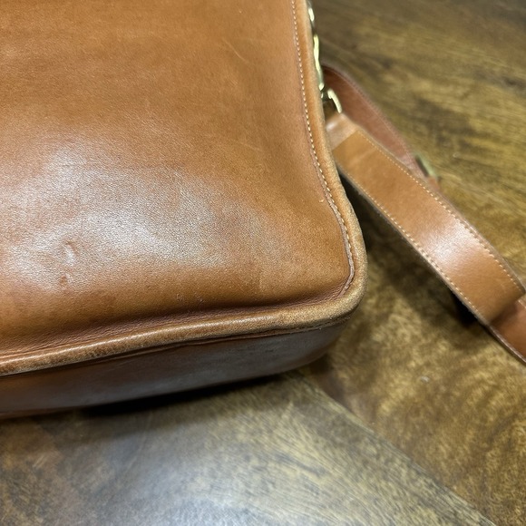 Vintage Coach Brown‎ Leather Briefcase 040-0104 Messenger Bag - Picture 8 of 16